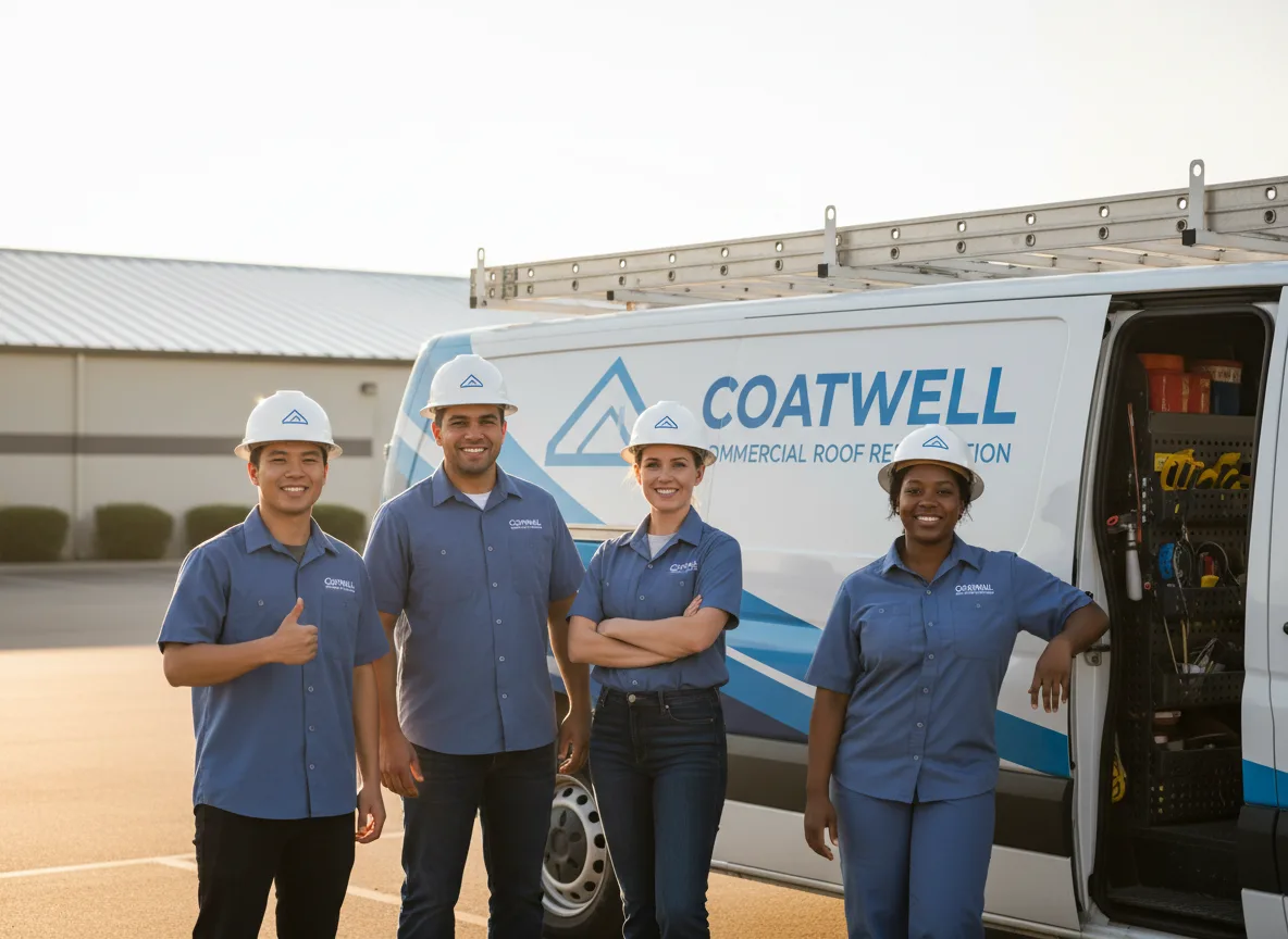 Commercial roof coating company in Ackerly, TX